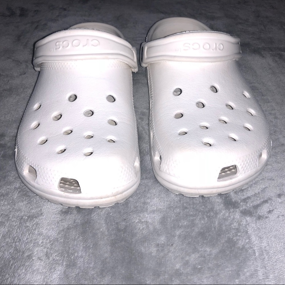 White CROCS